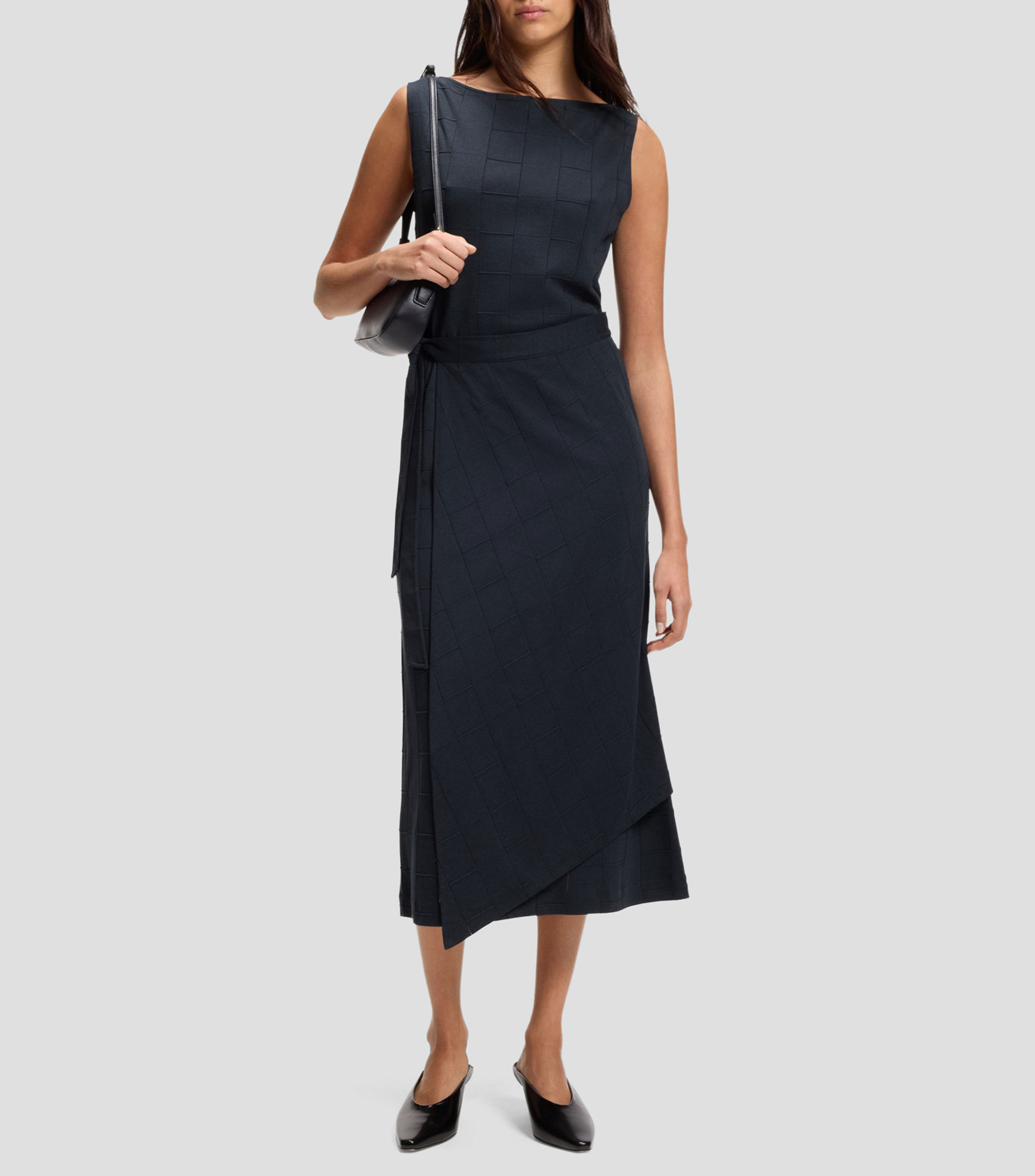Vestido midi fantasía Mujer